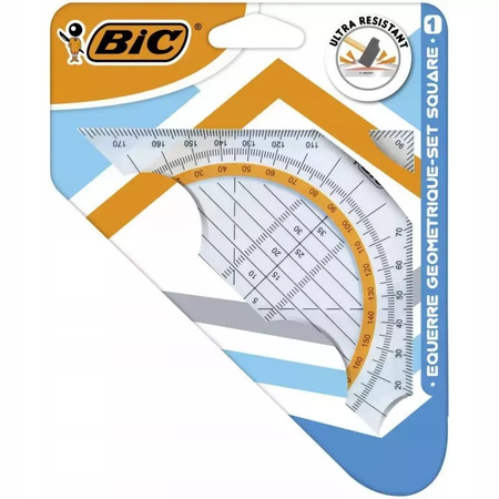 Ekierka BIC Set Square blister 45/7cm.