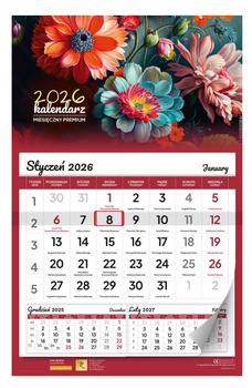 Kalendarz 2026 ścienny Premium 1szt.mix
