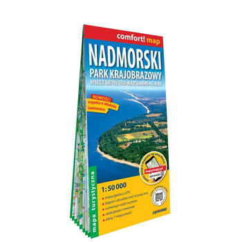 Nadmorski Park Krajobrazowy mapa turystyczna 1:50 000 laminat 2021