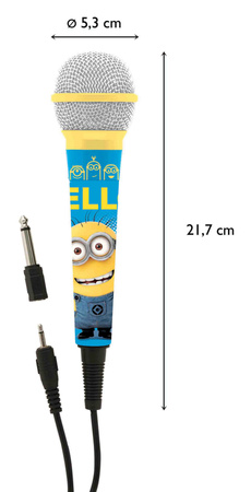 Mikrofon z projektorem Minionki MIC100DES