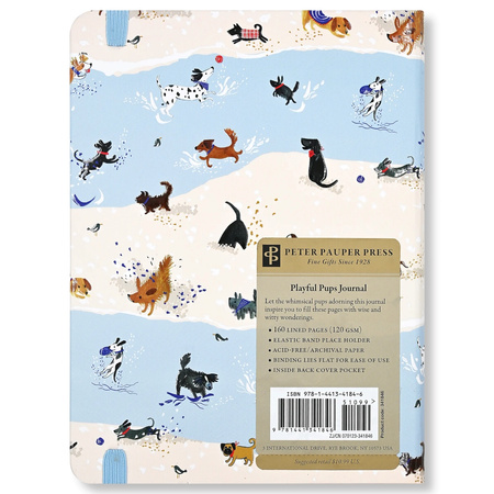 Notatnik A5 Midi Psie zabawy Peter Pauper Pres