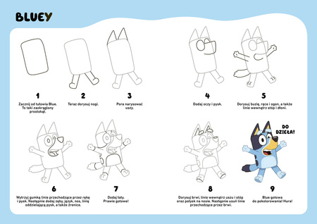 Jak narysować. Bluey