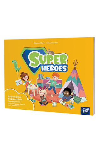 Język angielski WP Super Heroes przedszkole 3-4-latki karty aktywności