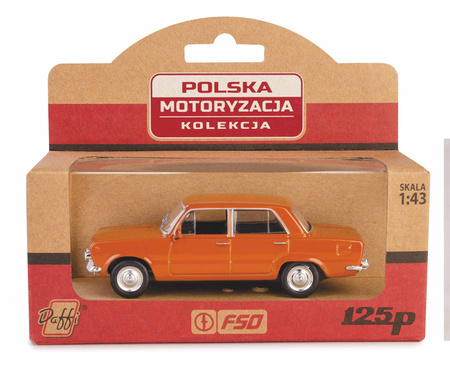 PRL Fiat 125P brązowy