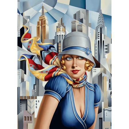 Puzzle 200 drewniane Lato w Mieście Catherine Abel 20251