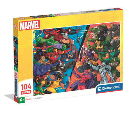 Puzzle 104 Super kolor Marvel 25059