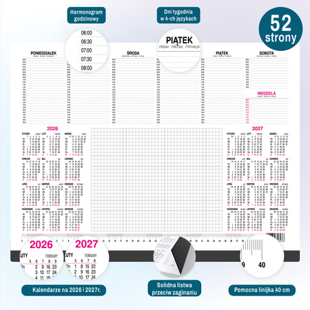 Kalendarz 2026 Biuwar mały