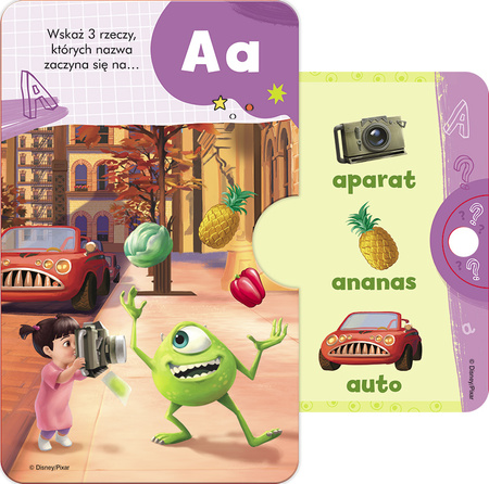 Disney mix. Karty Alfabet