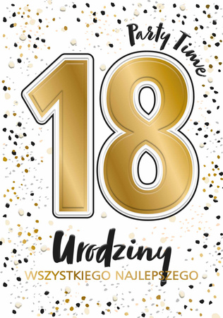 Karnet A5 18 Glamour White