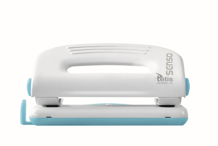 Dziurkacz metalowy niebieski Tetis 10 arkuszy