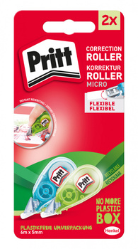 Korektor w taśmie PRITT micro roller 5mmx6m blister 2szt.mix