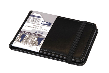 Album na 20 wizytówek Jazz czarny