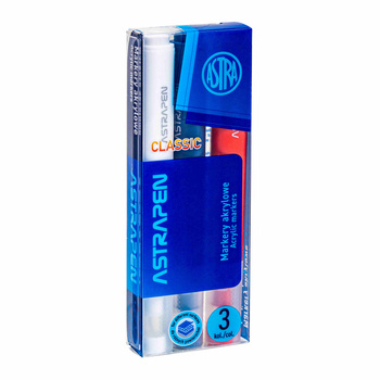 Markery trójkątne akrylowe Astrapen Classic 3 kolory