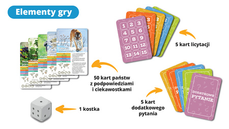 Gra Kto da mniej Zwierzęta Edgard Games