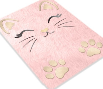 Pamiętnik A5 z kłódką Astrapap Fluffy Kitty 96k linia