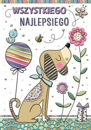 Karnet A5 Pies Wiosna