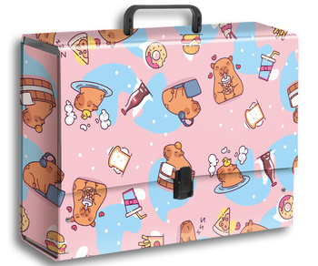 TECZKA Z RĄCZKĄ B4 JUMBO T 0121 KAPIBARA FOOD FOLIA MAT NIERYSUJĄCA