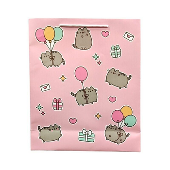Paczka Torbka prezentowa Pusheen różowa 40X35X12CM 12 stuk GBAG120X