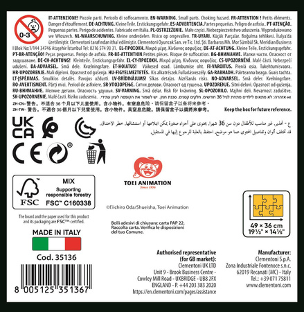 Puzzle 500 cubes Anime One piece 35136