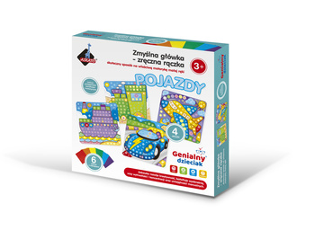 Genialny dzieciak zmyślna główka zręczna rączka pojazdy