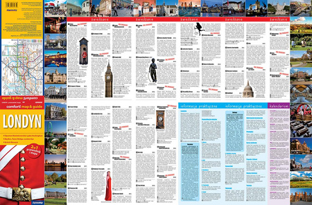 Londyn map&guide PL laminat 2024