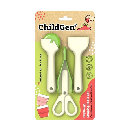 Zestaw narzędzi do modelowania ciastoliny i ćwiczenia małej motoryki