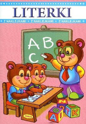 Literki z naklejkami