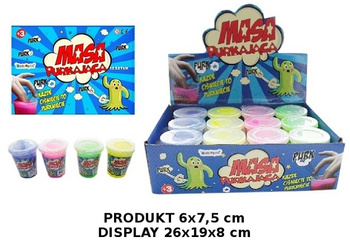Masa Purkająca 1szt.mix