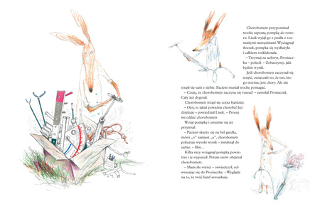 Kropkoza. Lisek i Prosiaczek z niezakręconym ogonkiem