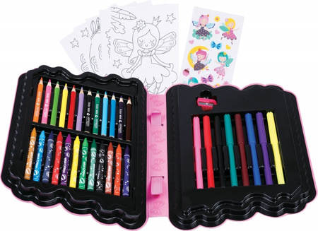 Zestaw artystyczny dla dzieci KEYROAD Motyl 54 elementy