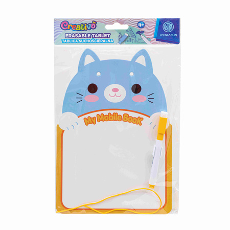 Tablica suchościeralna Astra Fun + marker 1szt.mix