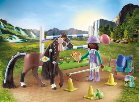 Playmobil Zoe i Blaze z przeszkodami 71355