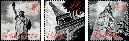 Puzzle 3x500 Duże miasta 109550