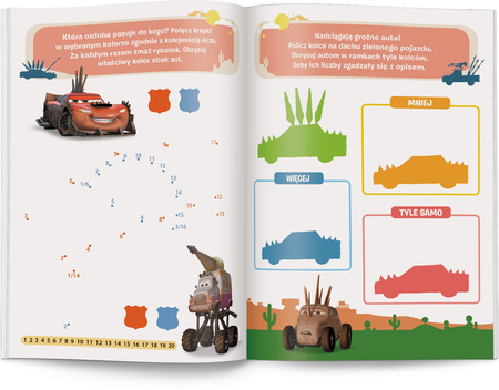 Disney Auta w trasie Zadania do zmazywania UPTC-9308