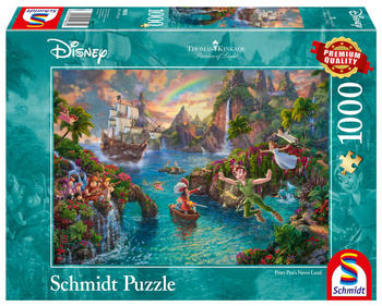 Puzzle 1000 PQ T. Kinkade Piotruś Pan Disney 108719