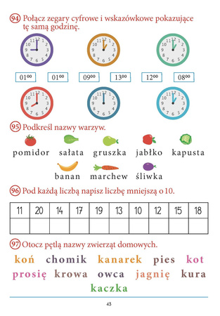 Pierwszoteścik. Testy kompetencji klasa 1