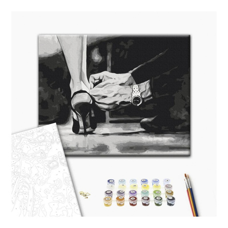 Malowanie po numerach BRUSHME 40x50cm Mowa ciała 3