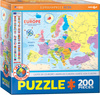 Puzzle 200 Smartkids Map of Europa 6200-5374