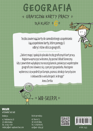 Geografia Graficzne karty pracy dla klasy 6