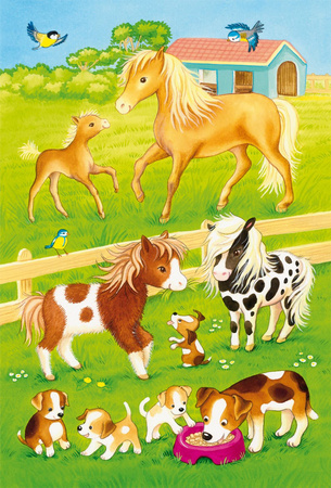 Puzzle 3 x 24 Słodkie Zwierzaki 112941