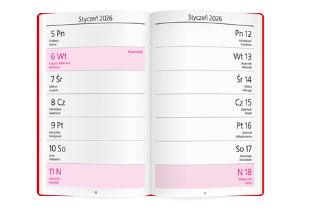 Kalendarz 2026 kieszonkowy Corso