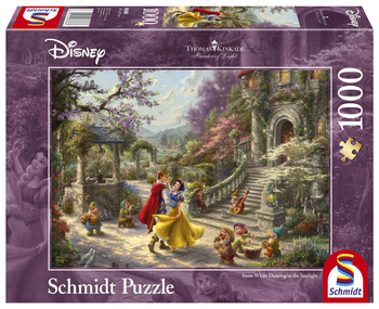 Puzzle 1000 SQ T. Kinkade Królewna krasnoludki 110753