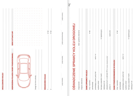 Kalendarz nauczyciela 2025/2026 A5T Nebraska z gumką CZERWONY