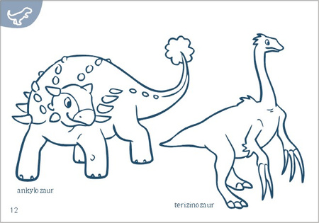 Moja kolorowanka Dinozaury