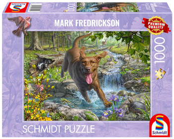 Puzzle 1000 PQ Mark Fredrickson Spacer z psem 113359