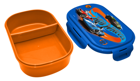 Pudełko śniadaniowe + sztućce Hot Wheels HW00018