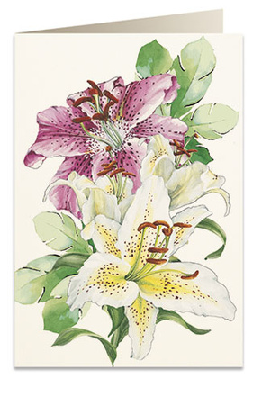 Karnet B6 koperta 5932 Lilie 2