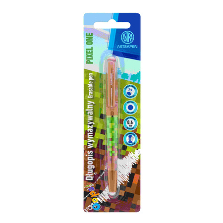 Długopis wymazywalny Astrapen Oops Pixel One 1szt.mix