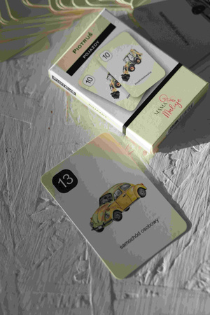 Karty Piotruś Pojazdy