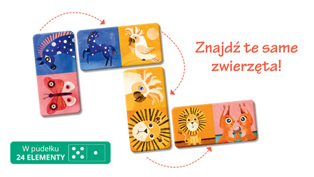 Gra domino Znasz to zwierzę? Kapitan Nauka